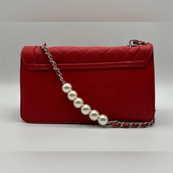Badgley Mischka Crossbody Bag with Pearls NWT - Picture 2 of 2